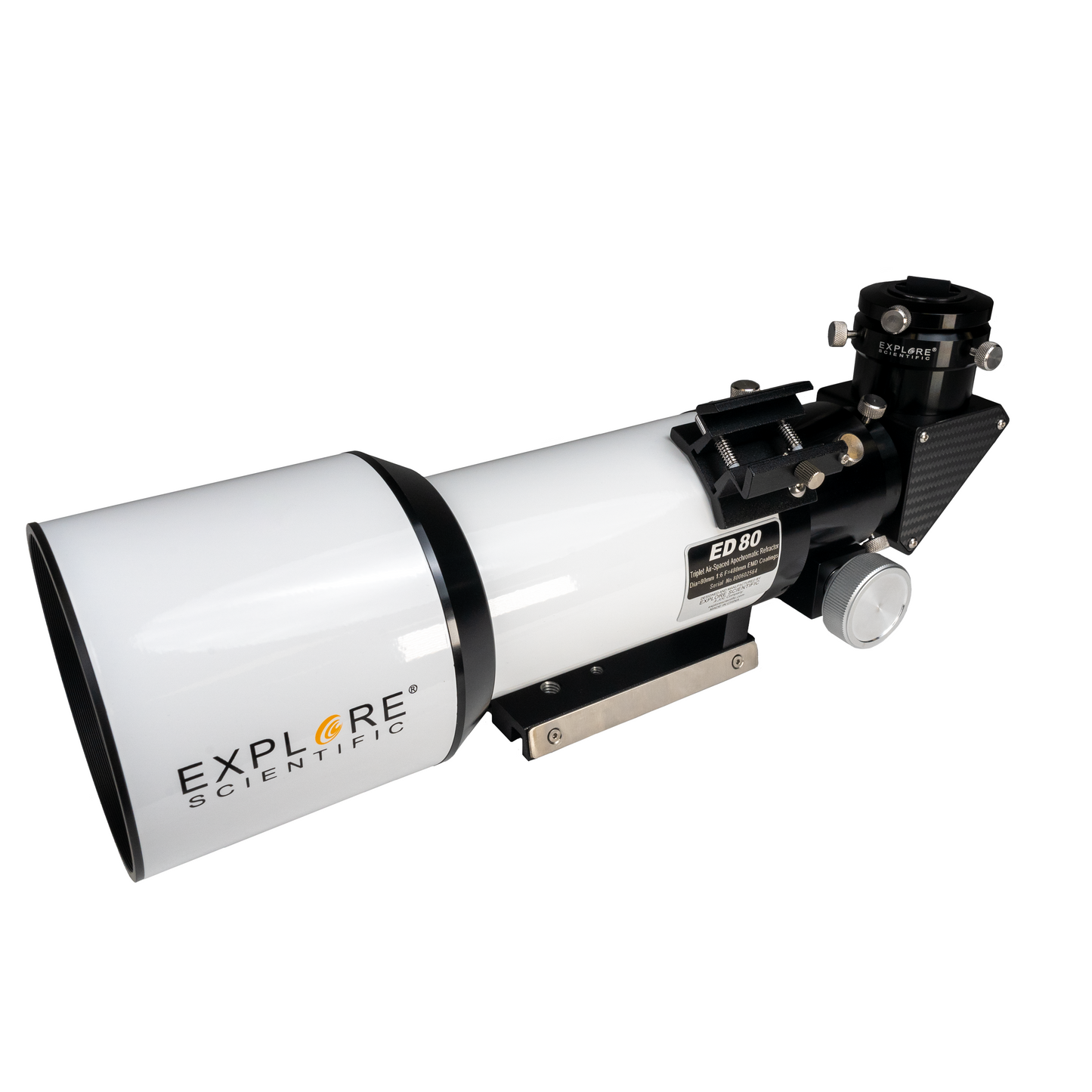 Explore Scientific ED80-FCD100 Series Air-Spaced Triplet Refractor Telescope and Field Flattener f/5 to f/7 - FCD100-0806-02-FF