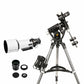 ED80-FCD100 Air-Spaced Triplet Refractor Telescope with 0.8x Focal Reducer and iEXOS-100-2 PMC-Eight Equatorial Tracker System