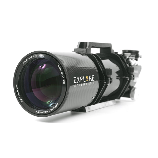 ED115 FPL53 115mm f/5.5 Air-Spaced Triplet ED APO Refractor Telescope in Carbon Fiber with 3 HEX Focuser