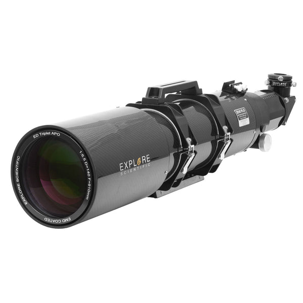 ED140 FPL53 140mm f/6.5 Air-Spaced Triplet ED APO Refractor Telescope in Carbon Fiber with 3 HEX Focuser