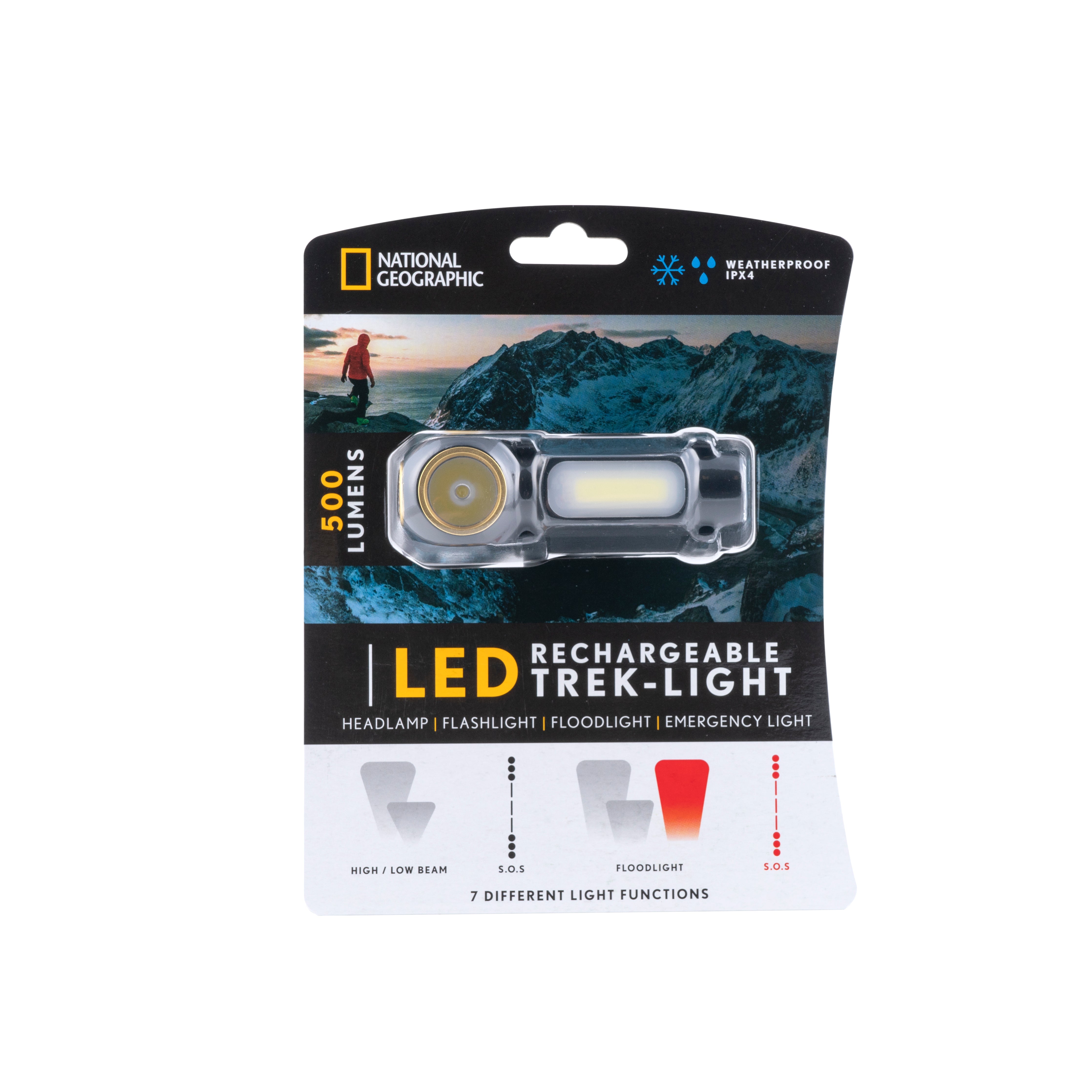 National Geographic LED Headlight Rechargeable